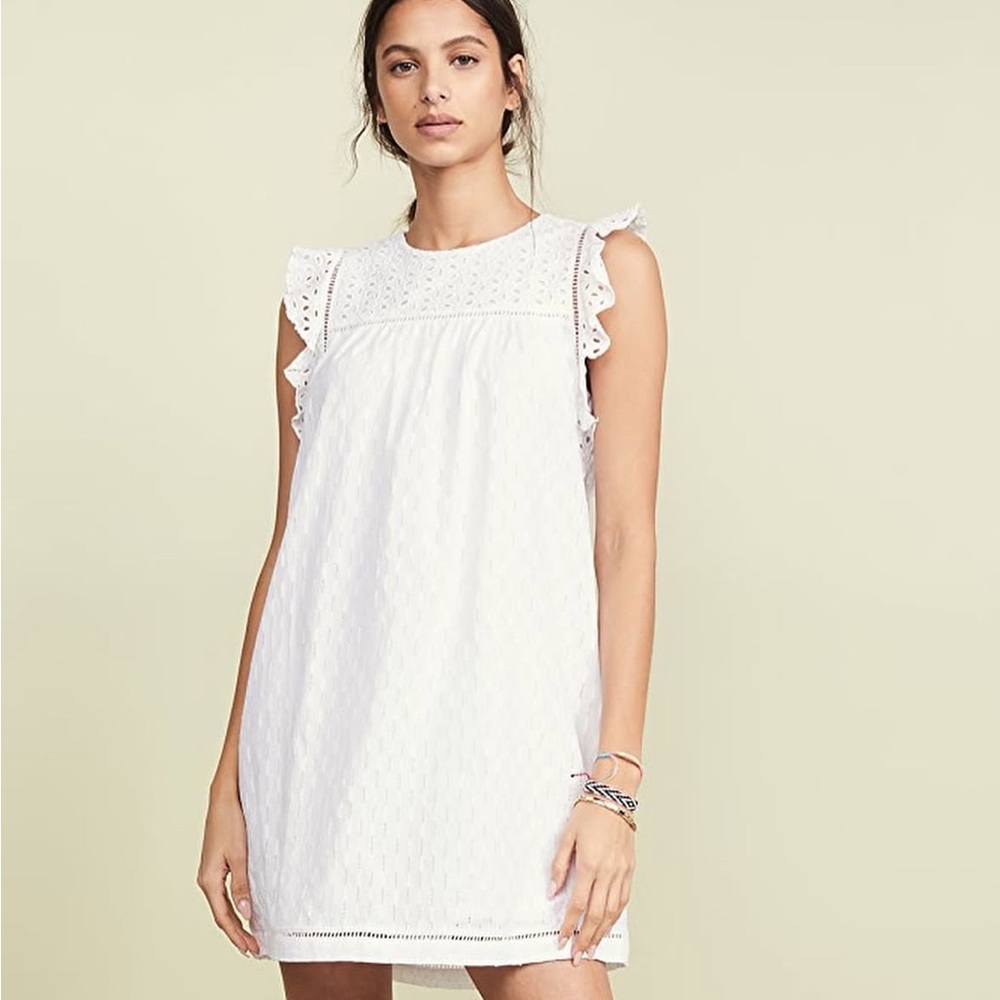 Knot Sisters White Eyelet Dress